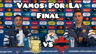 Lionel Scaloni Y Tagliafico | Conferencia De Prensa Previa Argentina vs Canada #seleccionargentina