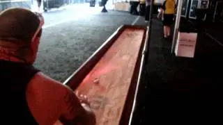 Me and Darren playing shuffleboard
