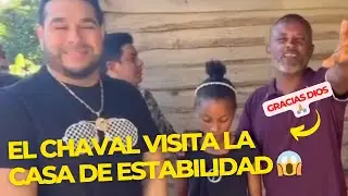 El Chaval De La Bachata visita la casa de estabilidad y cristiana y comen comida con ellos ￼😱