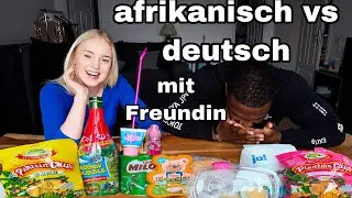 Meine FREUNDIN und ich probieren unser Essen aus der Kindheit | afrikanisch vs deutsch
