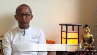 Manjushri Mantra: Om ah ra pa dza na dhi