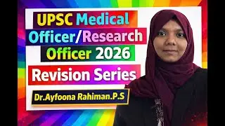 UPSC 2026 | Medical/Research officer Homeopathy - Revision Series EP 01 | BMI with Latest Updates