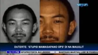 President Duterte promises no more 