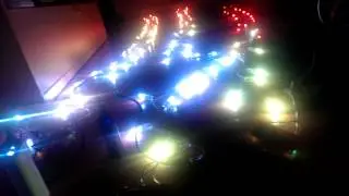 50 LEDs powered by USB, Mini Arduino