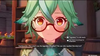 Sucrose's First Meeting with Aether : Diving into the Wonders of Alchemy - Genshin Impact
