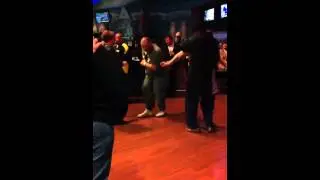 Old people dancing at casino