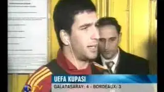 GS - Bordeaux 4-3 - BÜLENT KORKMAZ MAÇ SONU RÖPORTAJI