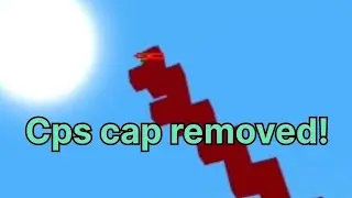 Roblox bedwars Removed CPS Cap!