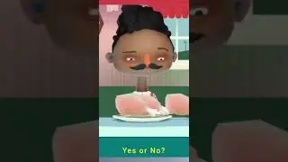 Toca Boca Papa wao Chicken thight #tocaboca #game #mukbang #funny #food #asmr #girlgame