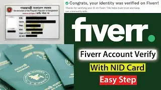 Fiverr Id verification | Verify Fiverr Account Without Phone |Verify With NID| Freelancer Mostafizur