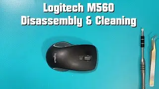 Logitech M560 disassembly & cleaning