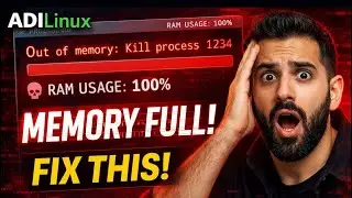 Linux Memory Managemet | Buffers, Cache & OOM Killer Explained 🔥 Linux Deep Dive