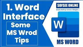 #1 Introduction & Word Interface   MS Word