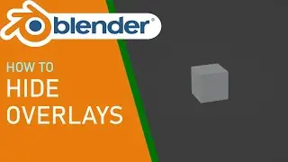 Blender how to hide overlays