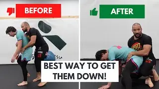 How to Counter Overly Aggressive Wrestlers with Magic Takedown (Slide By Takedown Finish)