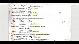 limiting reactant and yield/ numericals/fsc and bsc concept