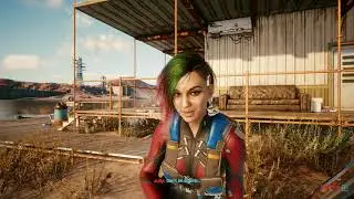 [Cyberpunk 2077] Pyramid Song with Male V  -  Cool background story for Judy