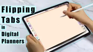 Flipping Tabs in Digital Planners || Make a Digital Planner in Keynote