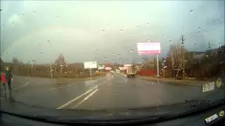 Новосходненское шоссе без пешеходного перехода