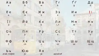 🇺🇦 Українська абетка - Ukrainian alphabet - alfabet ukraiński