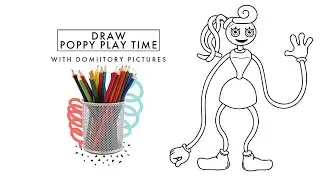 How to Draw Poppy Playtime | Mommy Long Legs