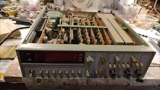 Частотомер Ч3-63 Ремонт. Замена цифровых индикаторов.