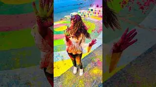 😱 Dangerous Holi Photoshoot 😳 try at on your own Risk 🚨#holiviralvideo #holistatus #viral #shorts