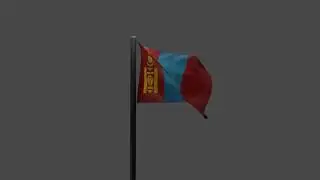 FLAG ANIMATION USING BLENDER