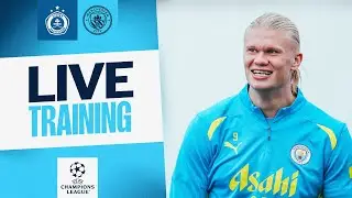 WATCH LIVE TRAINING! SLOVAN BRATISLAVA v MAN CITY | CHAMPIONS LEAGUE