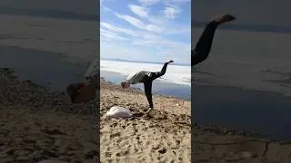 трюки в песочнице #parkour #shorts #sports