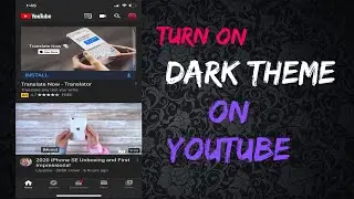 How to Enable DarkTheme on Youtube | iOS 13.4