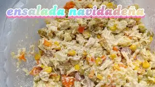 ENSALADA NAVIDADEÑA DELICIOSA/#recetasnavideñas