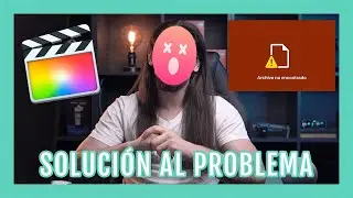 Volver a enlazar o reconectar archivos no encontrados Final Cut Pro X (FCPX) 💻  Icono de ALERTA