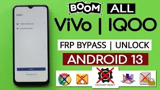 IQOO FRP Bypass Android 13 Google Account Bypass 2023 
