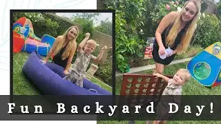 Ultimate Backyard Fun Day for Kids! 🎉 | Connect 4, Tents, Giant Jenga & More!