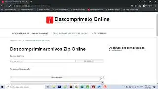 ¿Cómo extraer un archivo zip sin instalar programas?