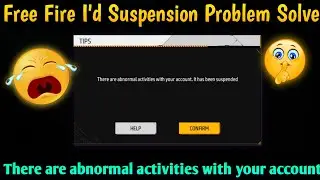System has detected abnormal activities in your account | FF system has detected |