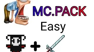 MINECRAFT CLOWN TOTEM+SWORD+BOW .MCPACK😮😮🔥🔥🔥🔥