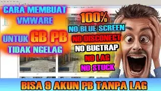 CARA MEMBUAT VMWARE UNTUK GB PB LANCAR TANPA LAG