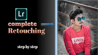 Complete Photo Retouching in Lightroom and auto sketch book step by step full retouching tutorial