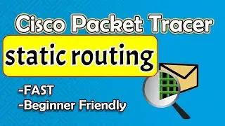 Static Routing Configuration Lab Using Four Routers : Cisco Packet Tracer Lab