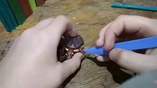 Генодус из пластилина мастер класс