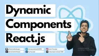 😍👋💻 Dynamic Components in React.js - React.js Tutorial For Begin | Hindi\Urdu