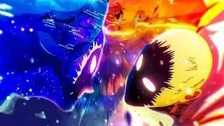 Cosmic Garou Vs Saitama Full Fight! One Punch Man Manga Animation 