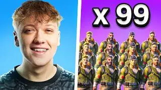 Rezon ay *AGAINST* 99x NO SKINS in Fortnite! 👑 (with ALVI)
