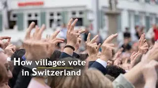 Landsgemeinde Appenzell 2024 / Entire villages gather in town squares to vote.