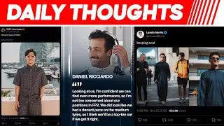 F1 Drivers Daily Thoughts | Facebook, Twitter, Instagram, TikTok | Abu Dhabi Grand Prix 2023