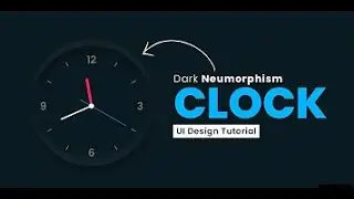 JavaScript Clock | CSS Neumorphism Working Analog Clock UI Design