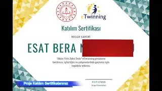 Proje Katılım Sertifikalarımız/ Aklın Yolu Zeka Dolu #etwinningproject