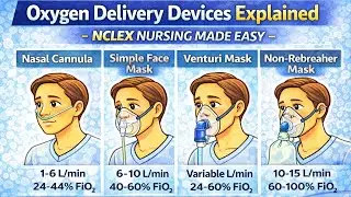 Oxygen Delivery Devices Explained | NCLEX Nursing Made Easy